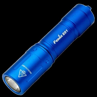 Fenix E01 V2.0 Ліхтар ручний блакитний 28317 фото