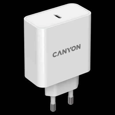 Canyon H-65 white (GAN 65W) Мережевий зарядний пристрiй 28904 фото